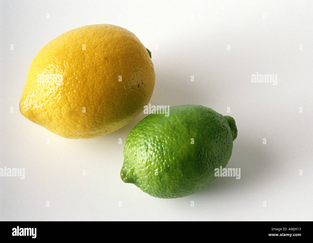 Citron et citron vert Banque D'Images