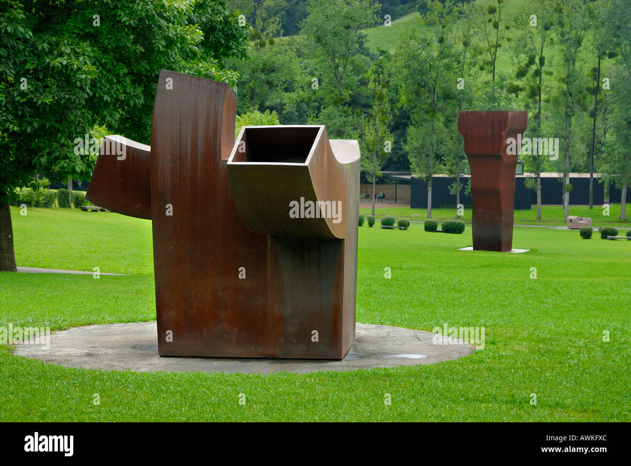 Musée Chillida Leku. CASERIO ZABALAGA. HERNANI. GUIPUZCOA. L'Euskadi. L'ESPAGNE. Banque D'Images