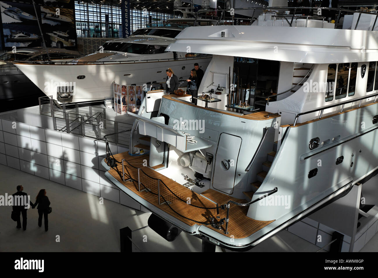 La plus grande vitrine au monde pour le yachting et les sports nautiques, Düsseldorf, NRW, Allemagne, Europe Banque D'Images
