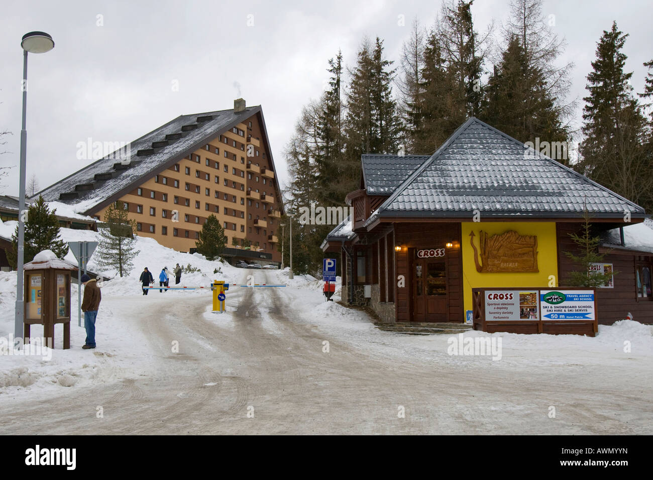 Hotel Patria, Strbske Pleso, Slovaquie, Europe Banque D'Images