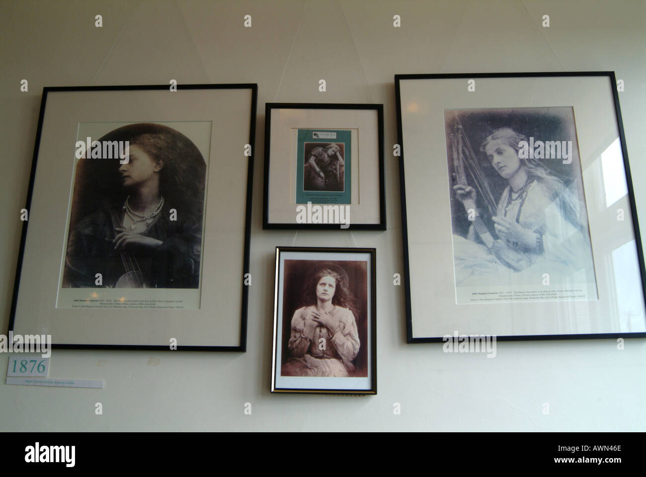 Julia Margaret Cameron s house et Dimbola Lodge Museum de l'île de Wight d'eau douce Banque D'Images