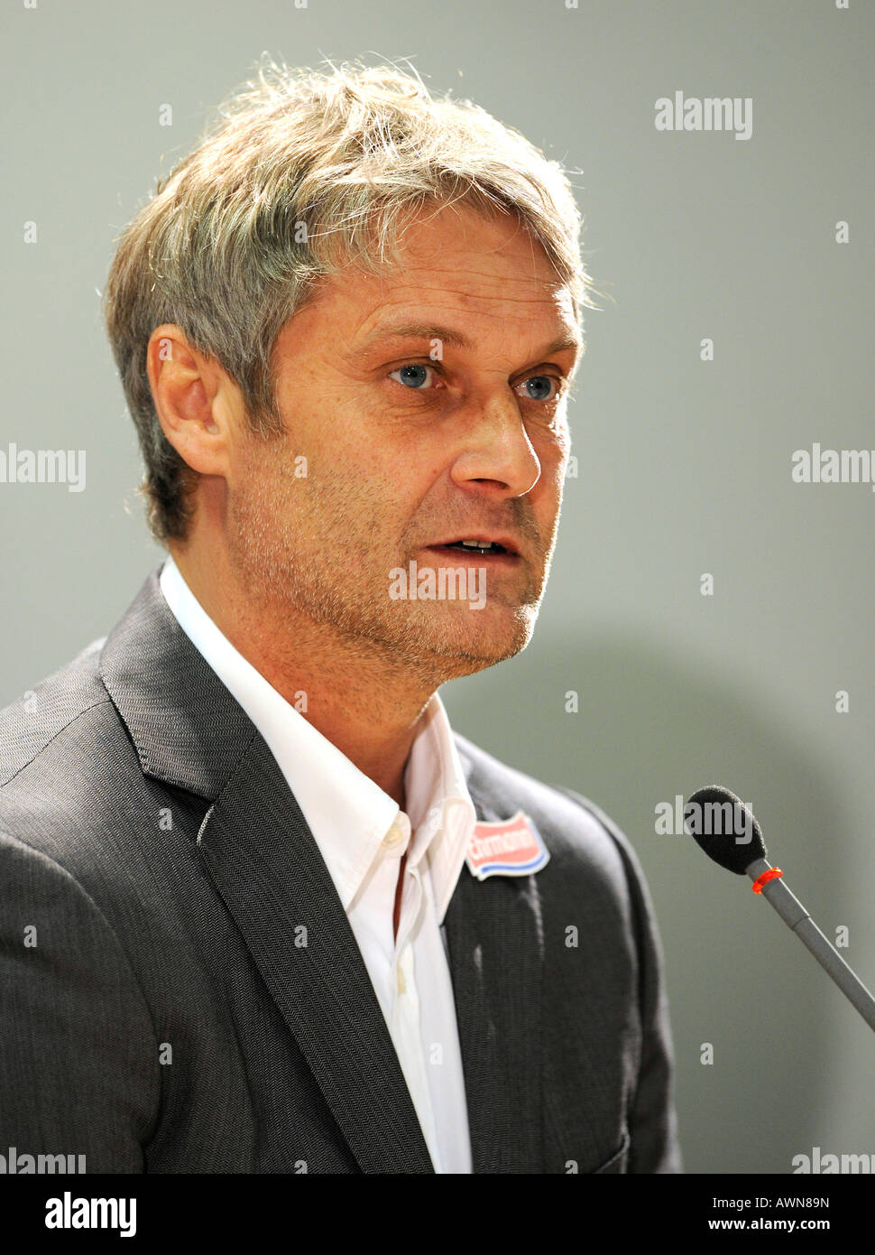 Armin Veh, entraîneur du VfB Stuttgart Banque D'Images
