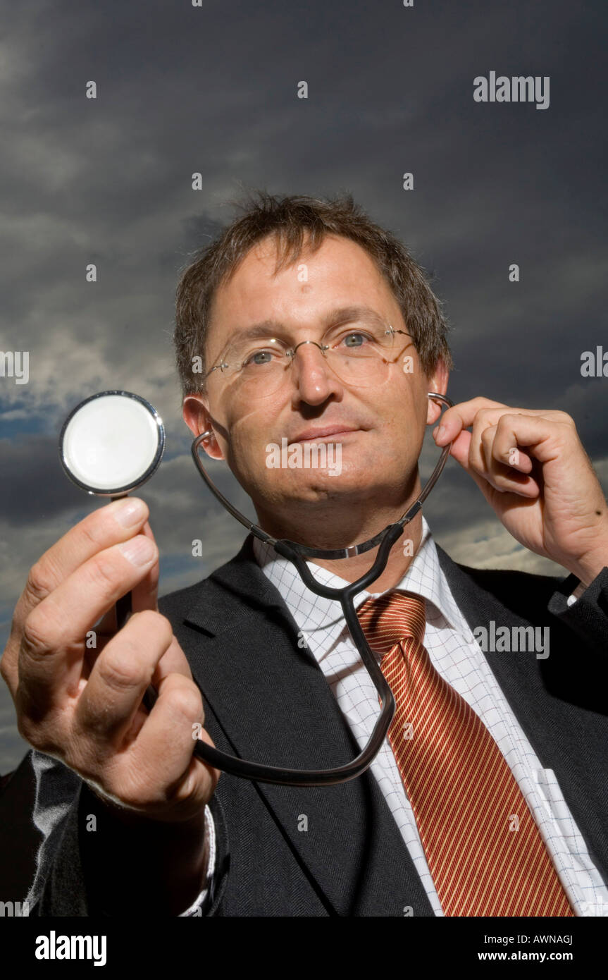 Guenther Jonitz, Président de la chambre de médecine de Berlin, Allemagne Banque D'Images