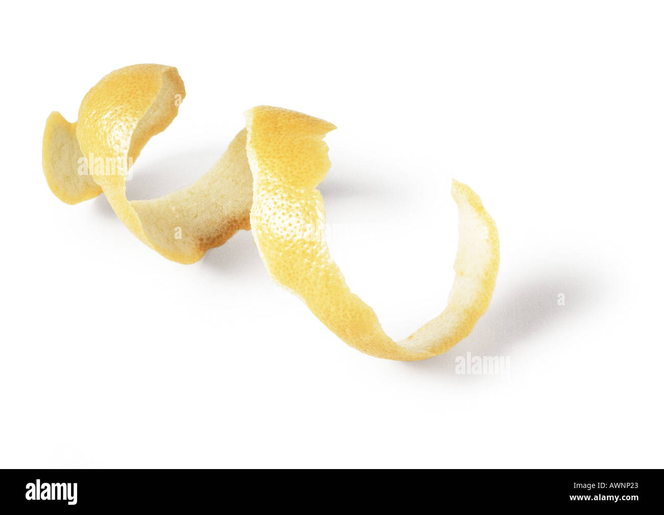 Zeste de citron Banque D'Images