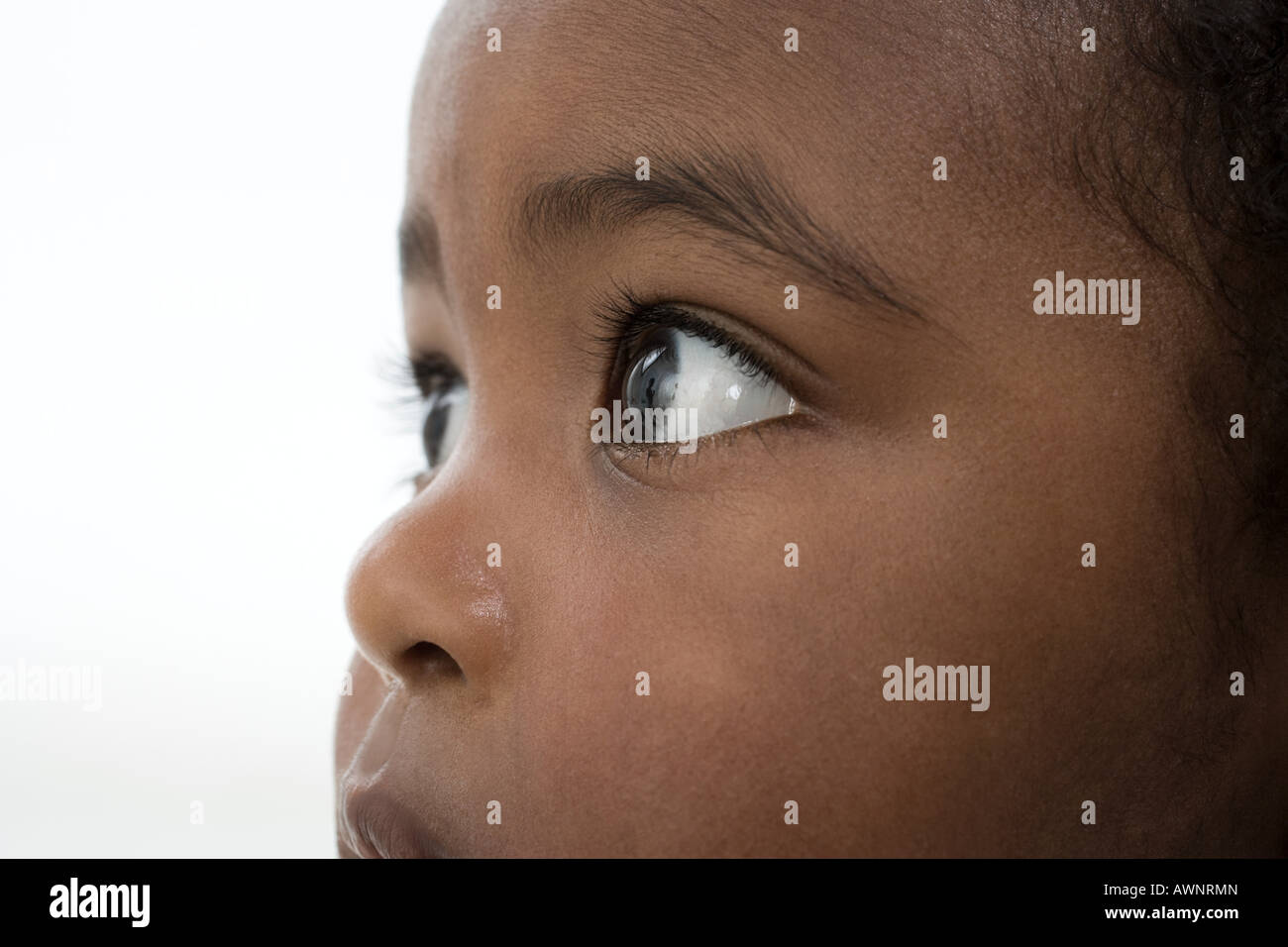 Visage d’un bébé Banque D'Images
