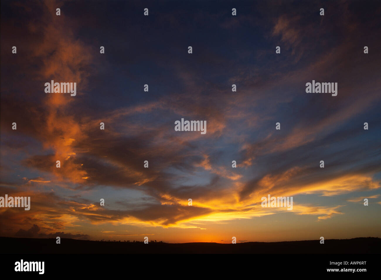 Les nuages, Région du Pilbara, Australie occidentale, Australie, Océanie Banque D'Images