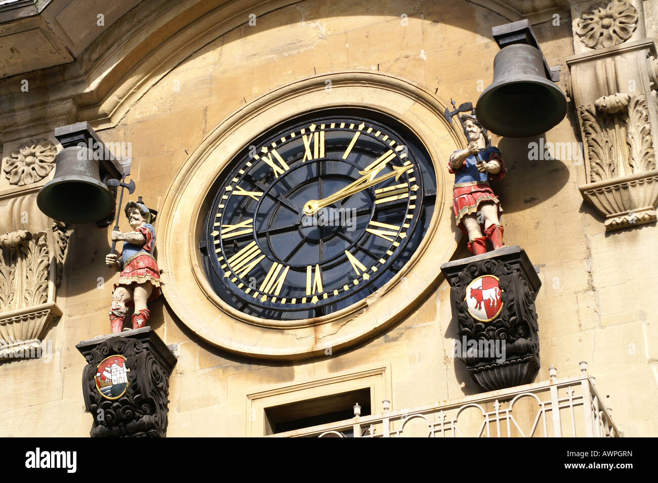 Horloge de St George et St Ewen Bristol Banque D'Images