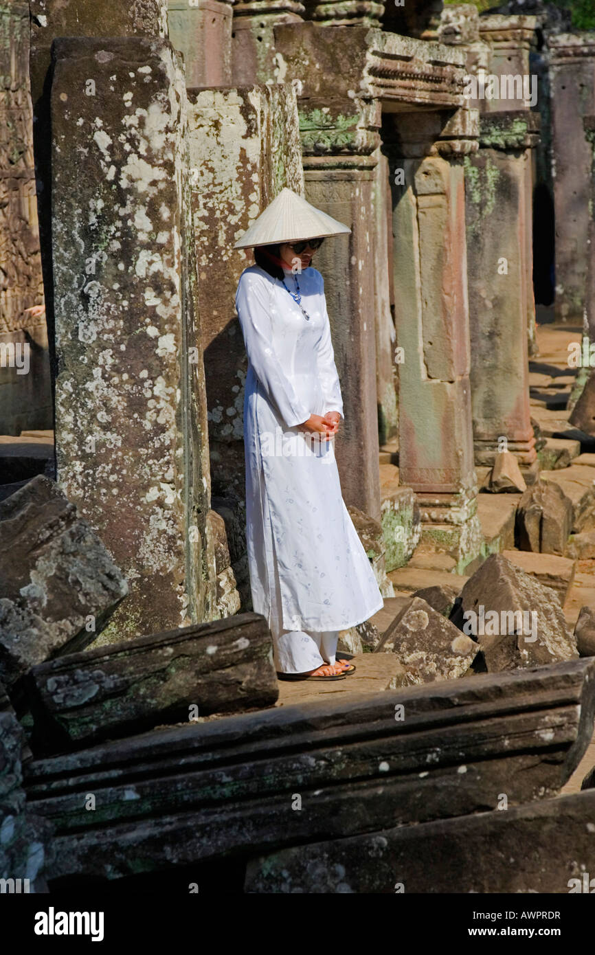 Les femmes vietnamiennes à Phnom Penh, Cambodge, Asie Banque D'Images