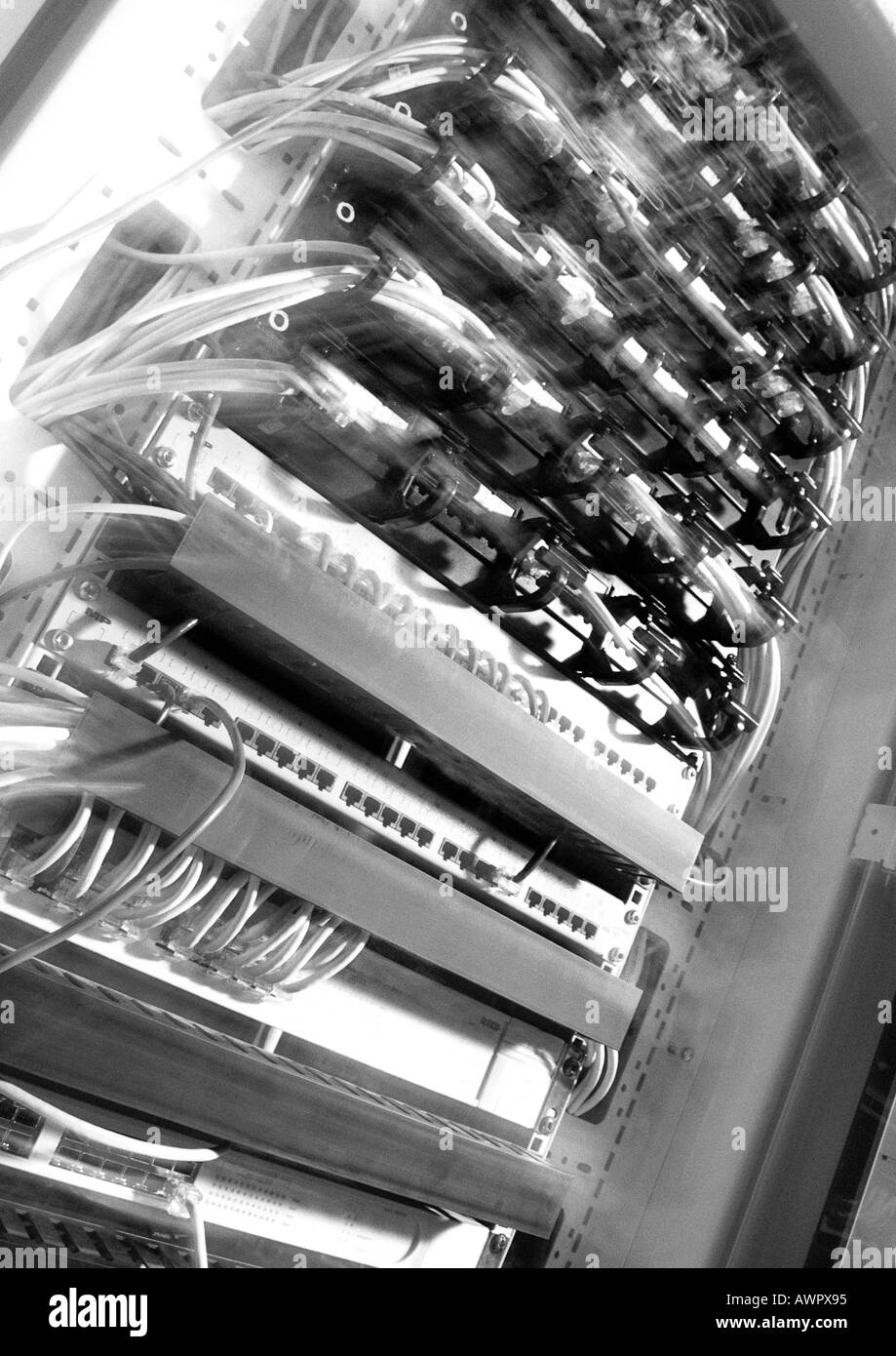 Circuits et câblage, close-up Banque D'Images