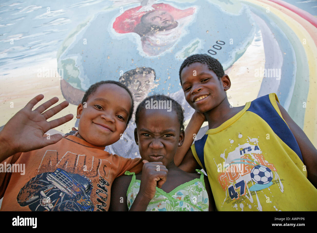 La Namibie enfant au centre jeunesse Bernard Nordkamp Banque D'Images