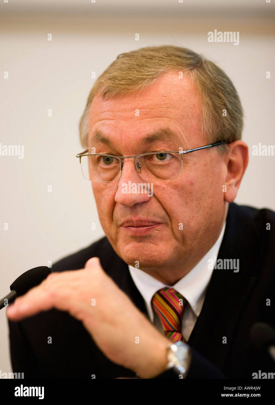 Le Dr Uwe Franke, chef de la Direction Chef de la direction de la Deutsche BP AG Banque D'Images