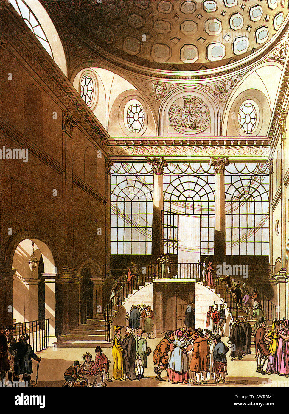 Chambre à partir de 1805 séances de Clerkenwell le microcosme de London Illustrated par Rowlandson et Pugin Banque D'Images