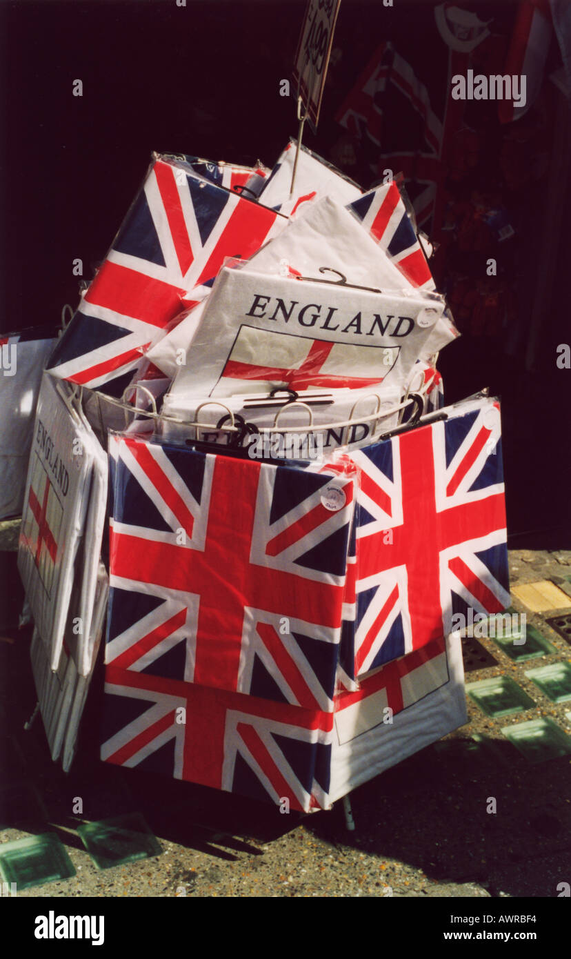 Drapeaux anglais Banque D'Images