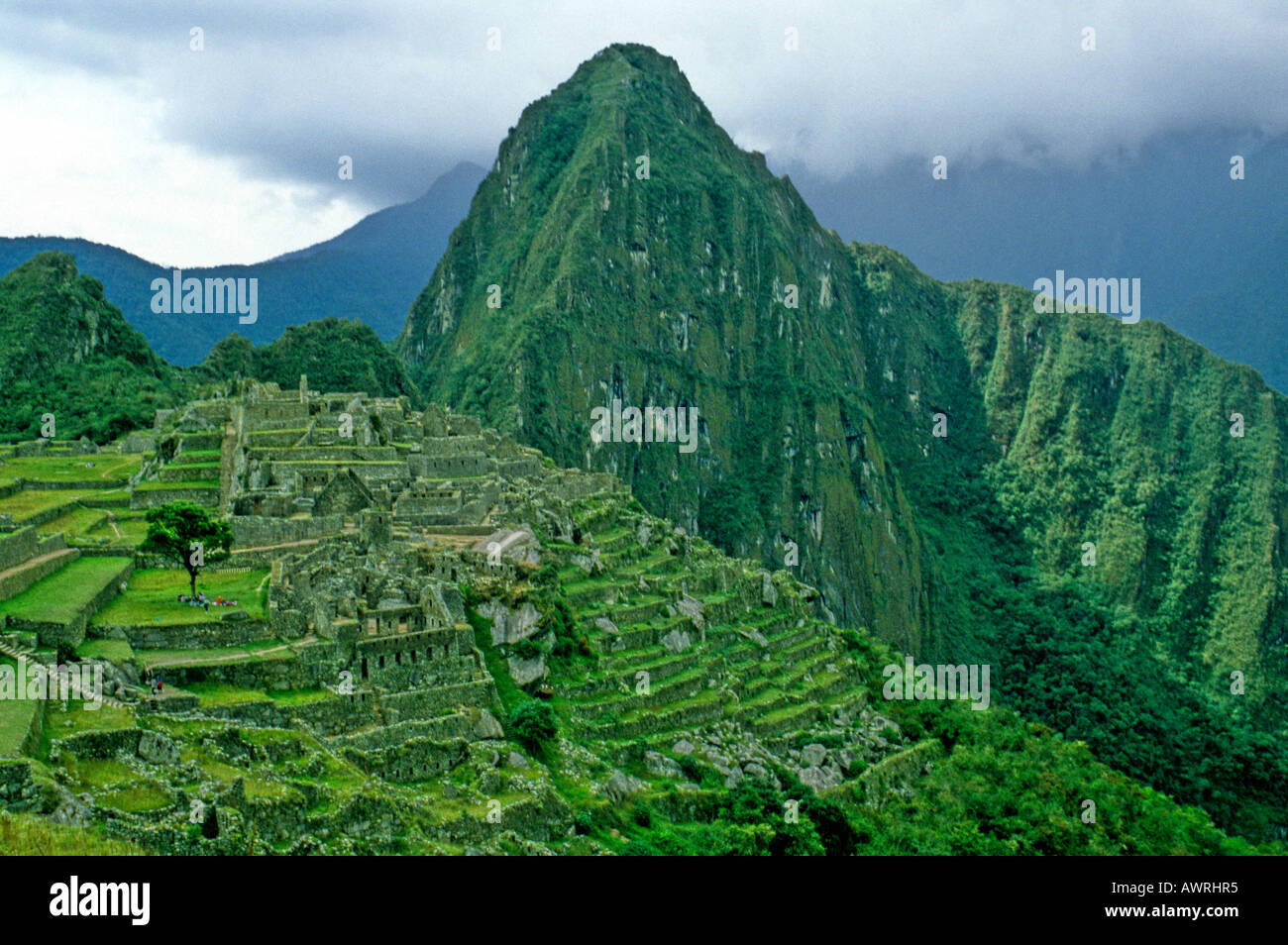 Ruines de l'ancienne civilisation inca Banque D'Images