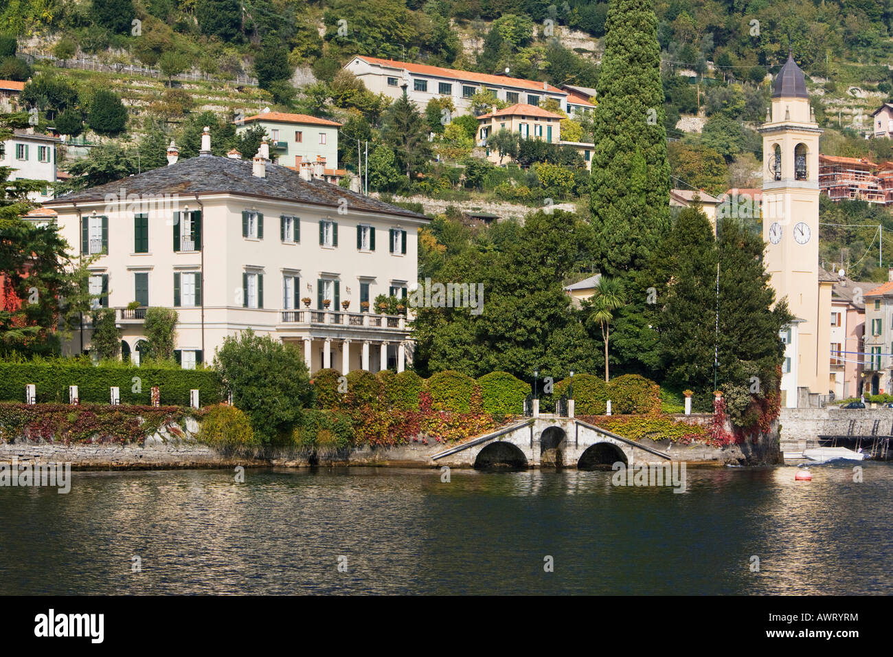 Clooney s Villa Lac de Côme Italie Photo Stock Alamy