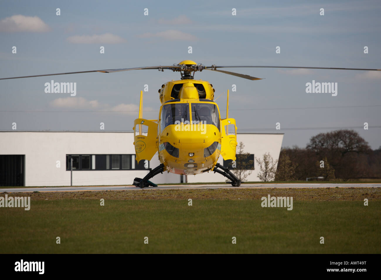 East Anglian Air Ambulance Banque D'Images