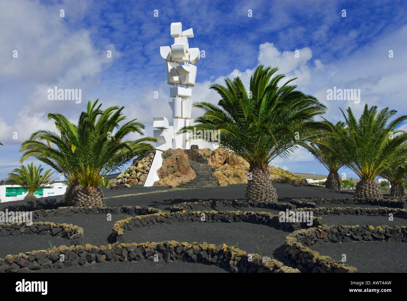 LANZAROTE Monumento al Campesino La Geria Playa Blanca Lanzarote Canaries Espagne Banque D'Images