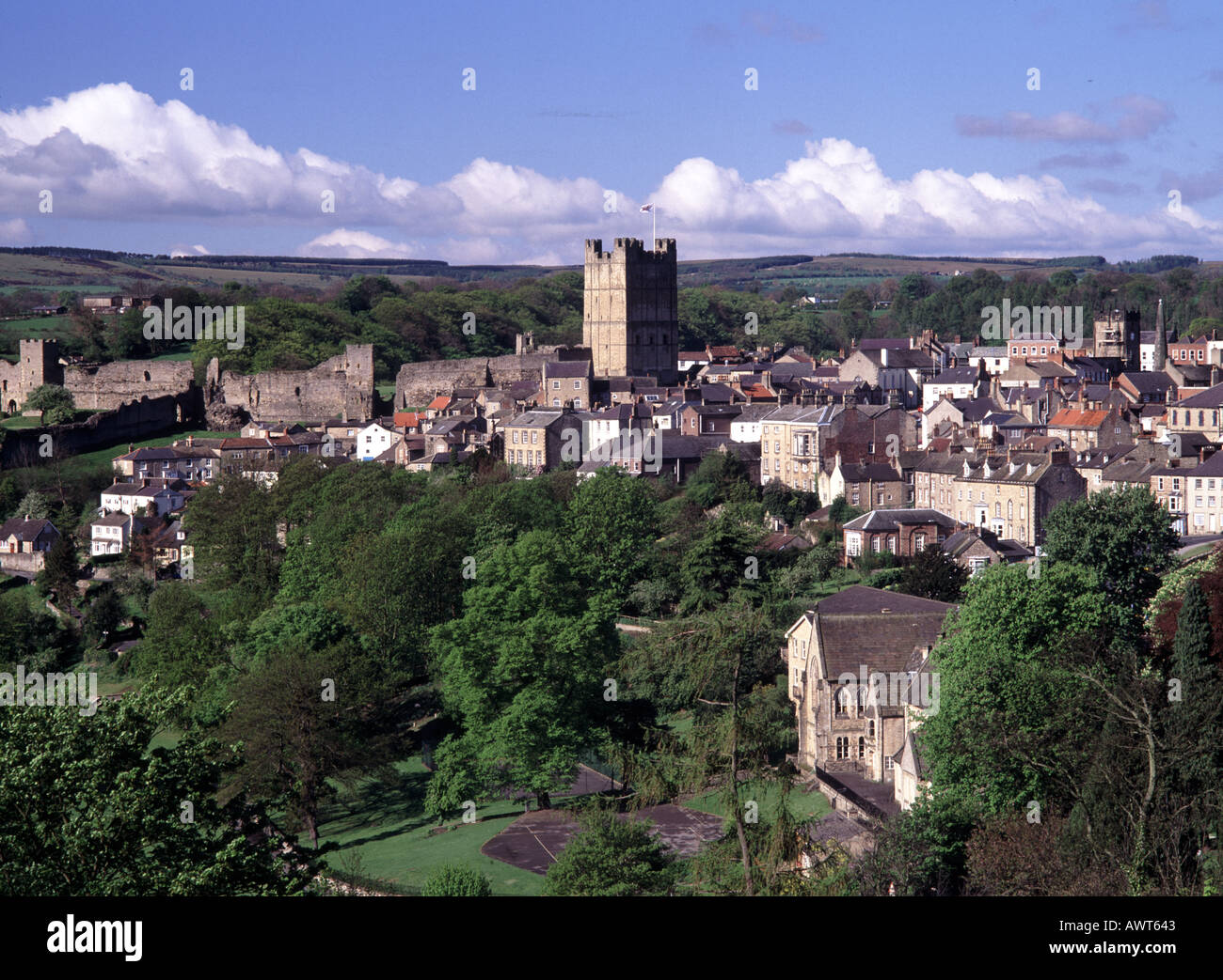 Richmond North Yorkshire Angleterre Banque D'Images