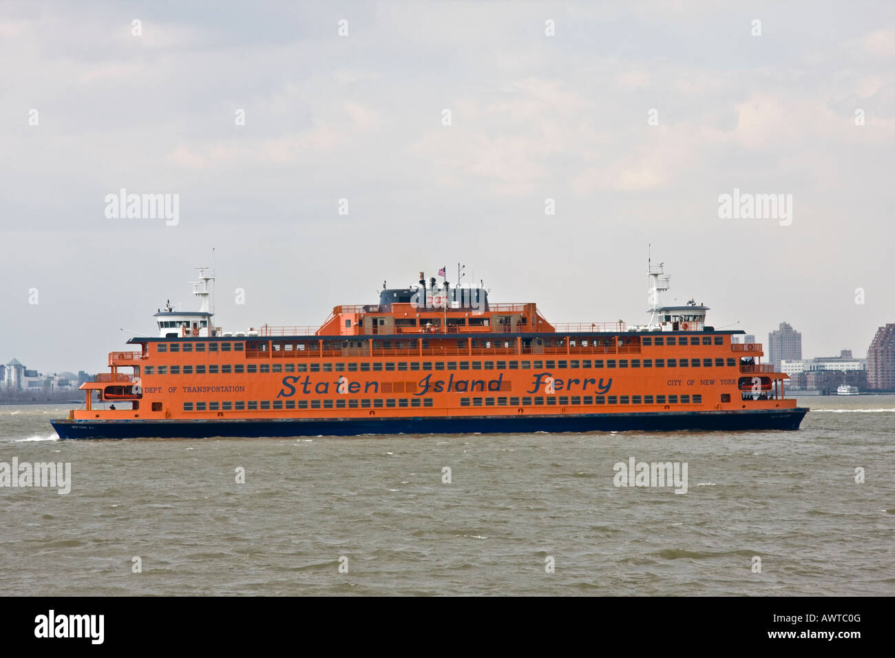 Staten Island Ferry, New York City Banque D'Images