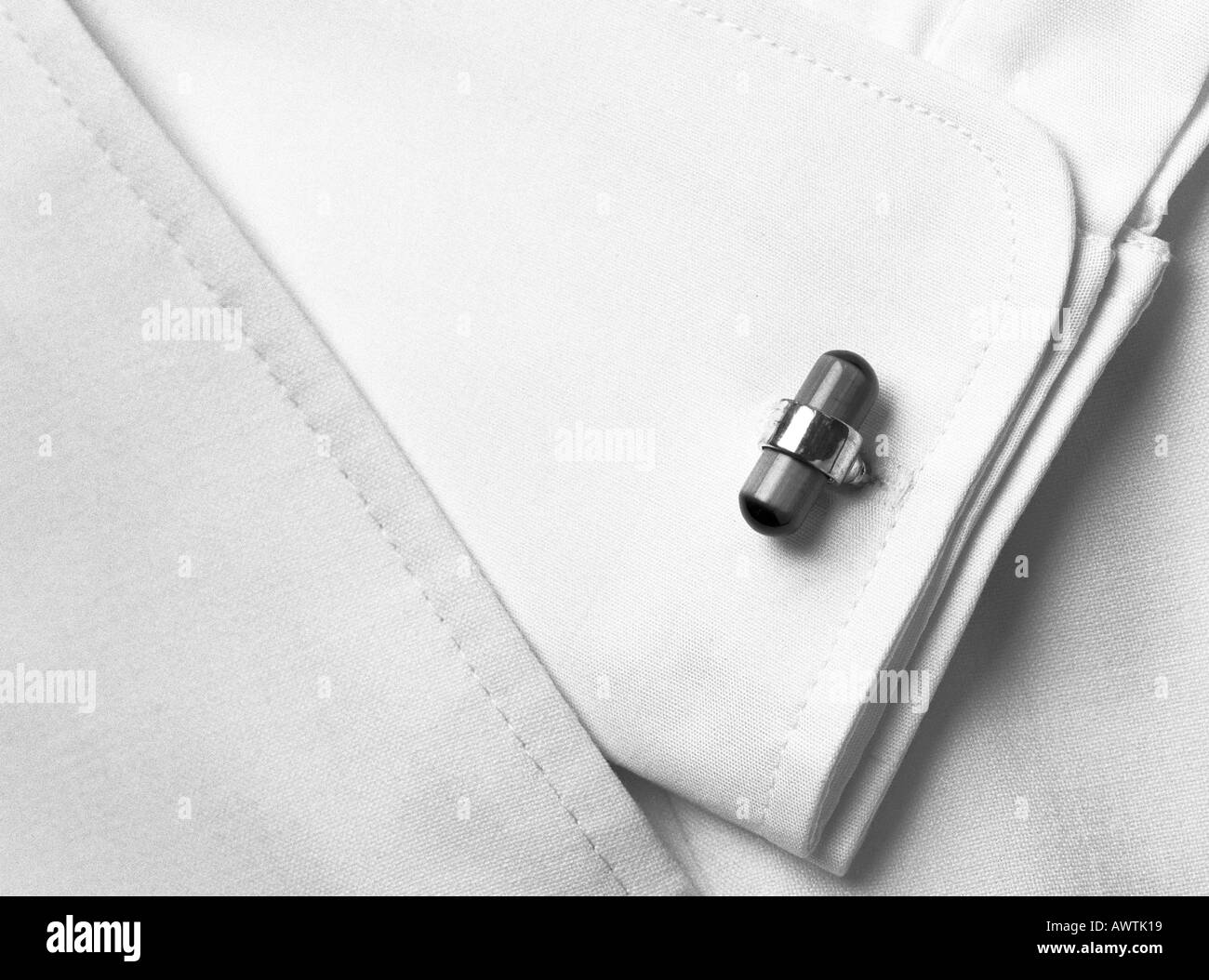 Cufflink, close-up Banque D'Images