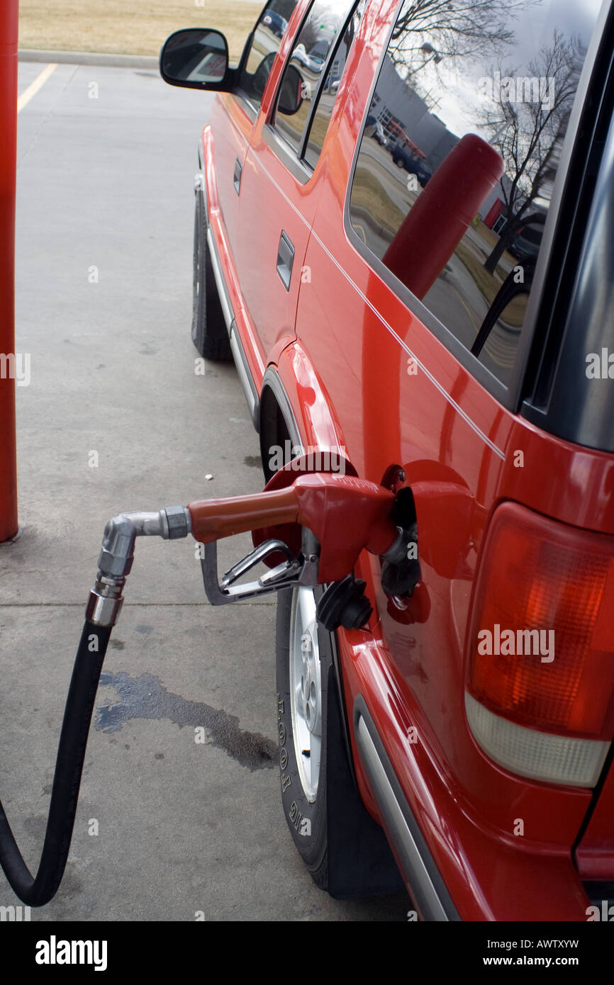 Pompage d’entraîner débordement Banque D'Images