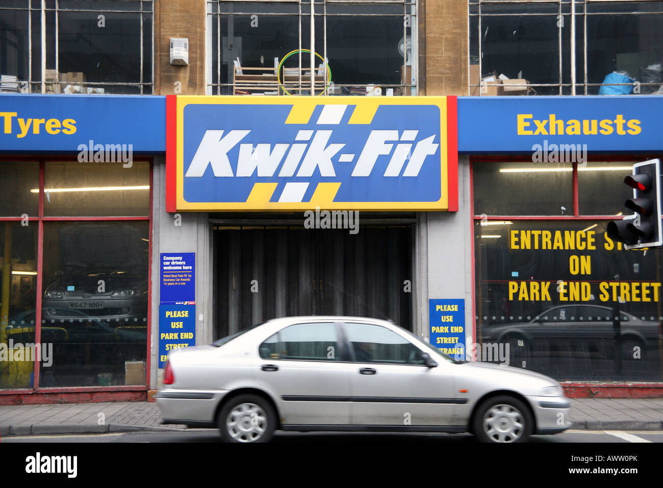 La direction générale de Kwik-Fit à Oxford Banque D'Images