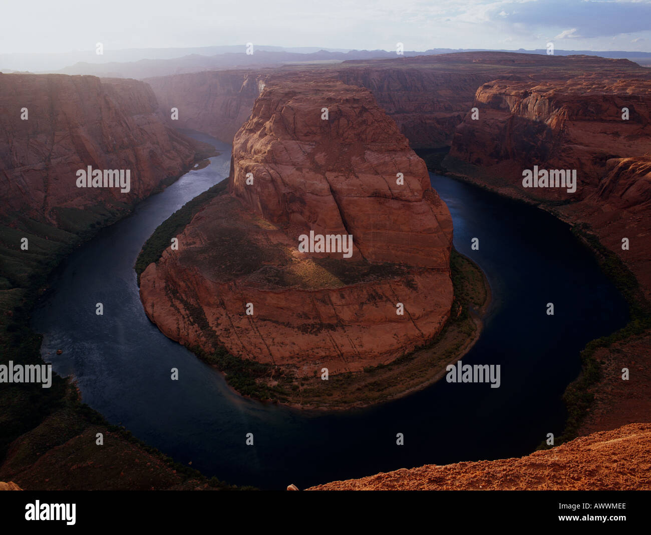 Colorado River, Point Hansborough, partie de Grand Canyon, près de Page, Arizona, USA Banque D'Images