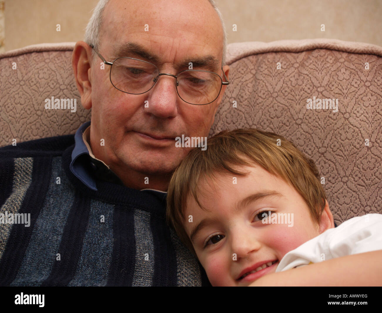 Grand-père Petit-fils Meilleurs Amis T-shirt Design Illustration Vectorielle | Vecteur Premium