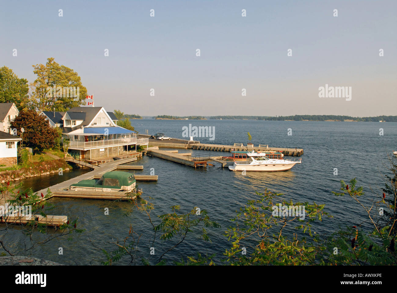 La région des Mille-îles en Ontario Canada Village de Rockport Banque D'Images