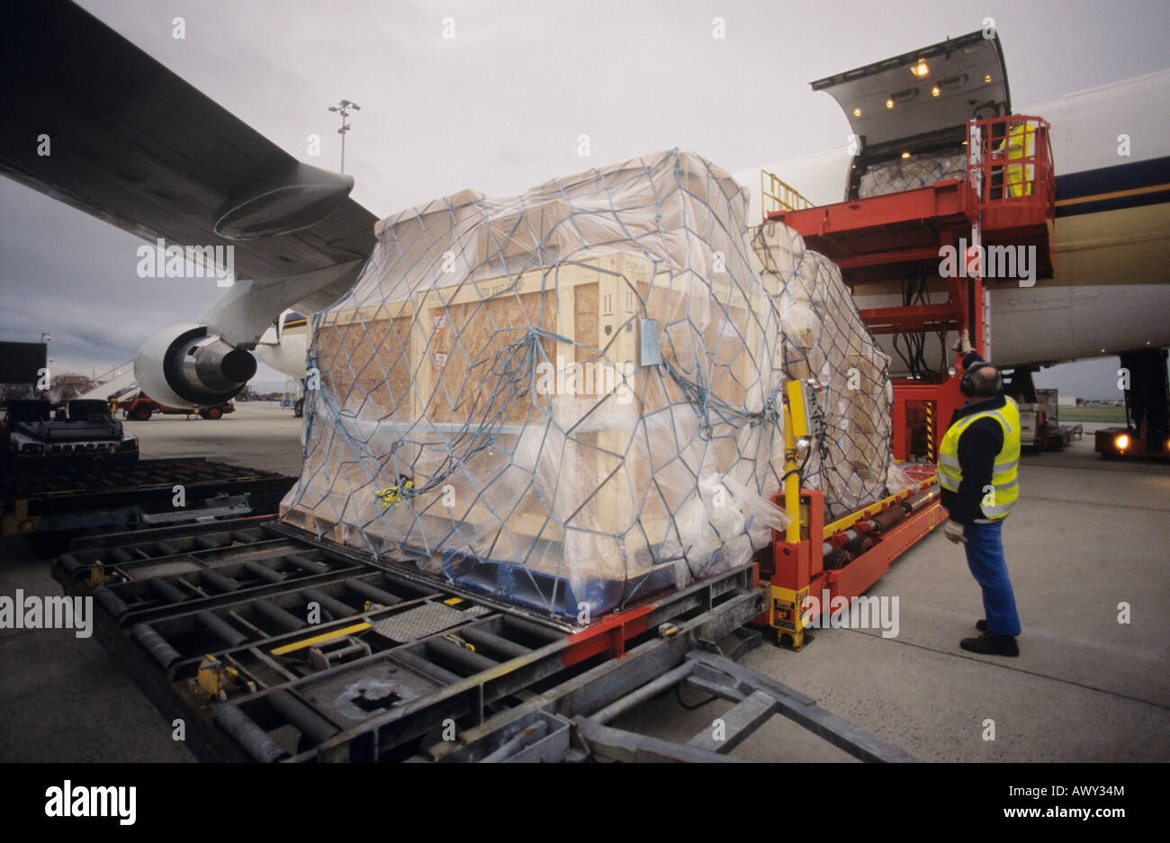 Vue aérienne de l'aéroport de Melbourne, Australie Banque D'Images