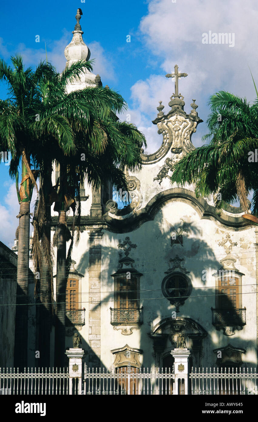 Église Coloniale de Santa Terezinha Recife Brésil Banque D'Images