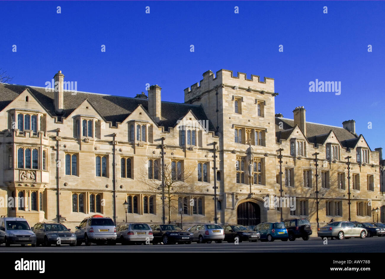 Au Balliol College d'Oxford - Banque D'Images
