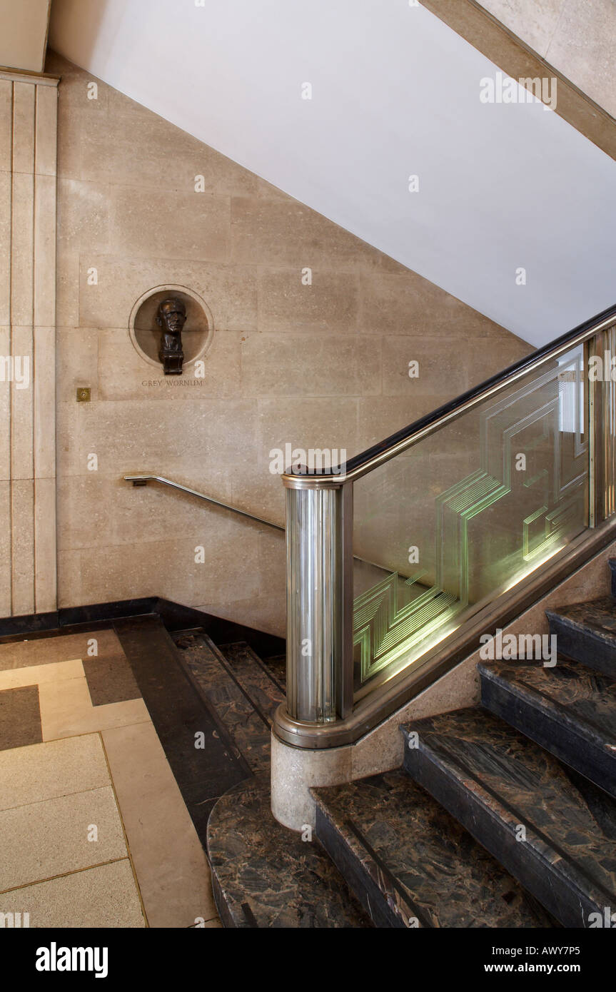 Bâtiment 1934 RIBA, LONDON, UK Banque D'Images