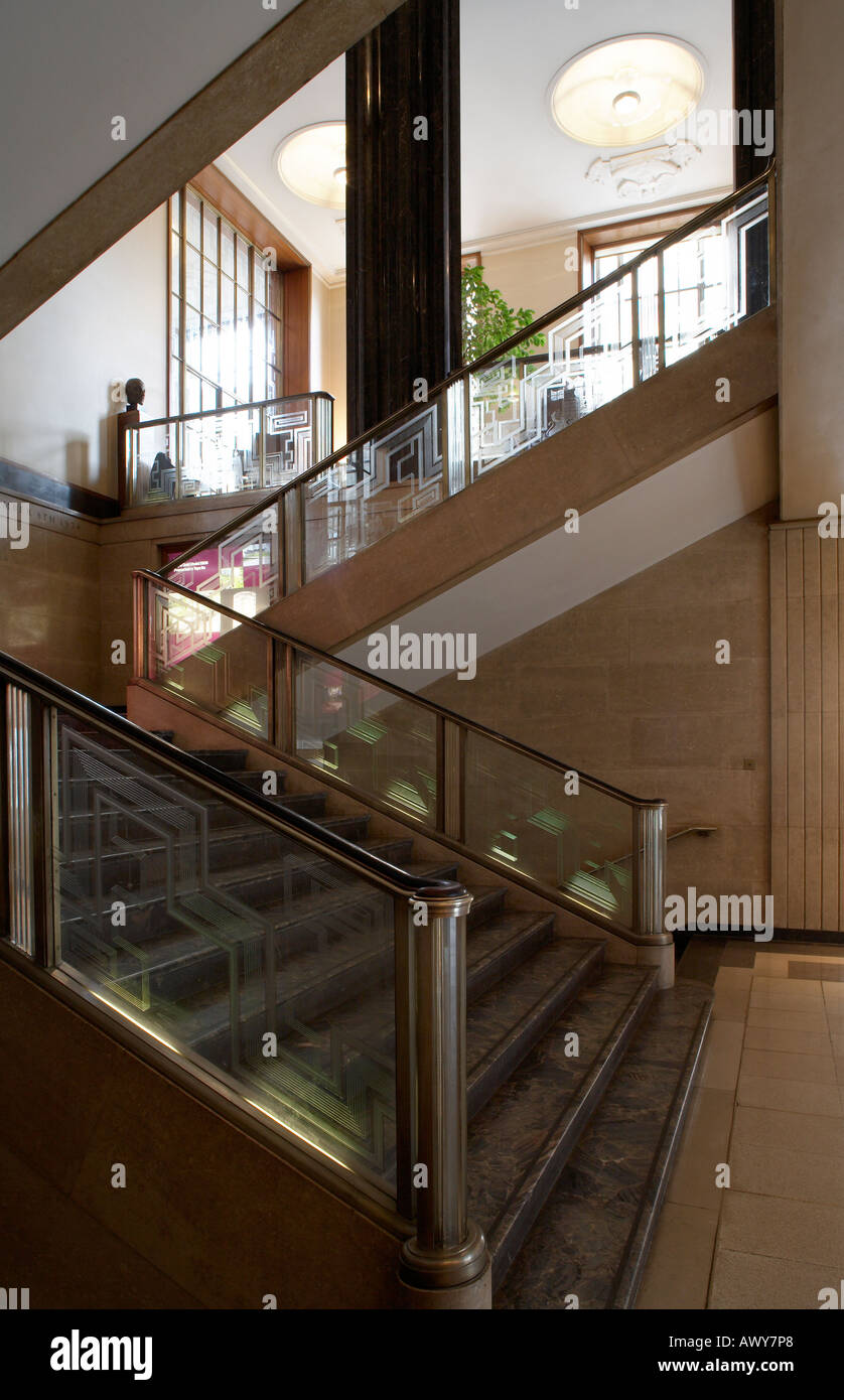 Bâtiment 1934 RIBA, LONDON, UK Banque D'Images