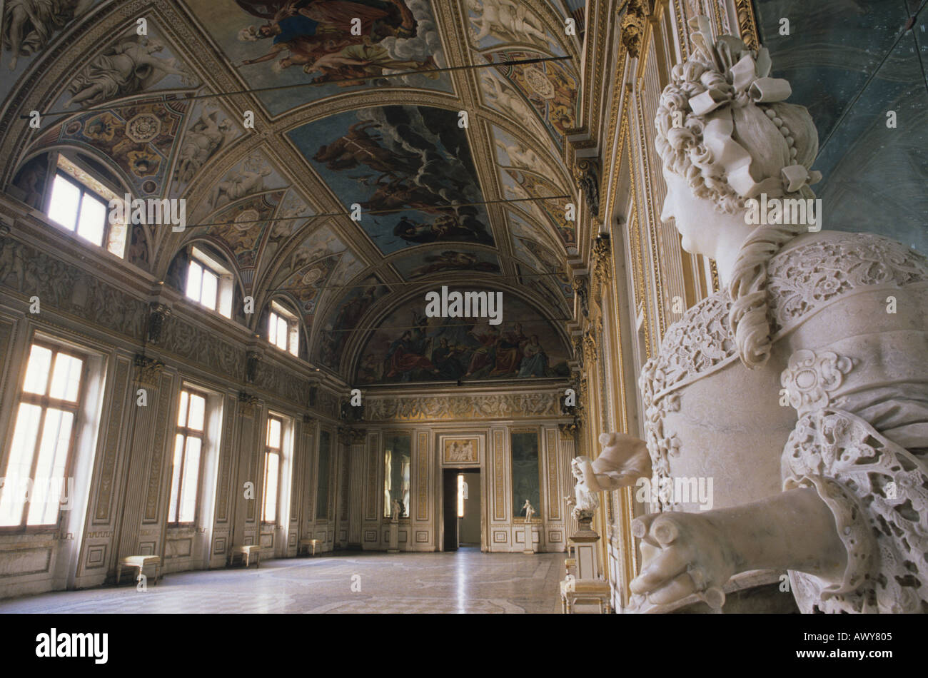 Palais Ducal Mantoue Lombardie Italie Banque D'Images