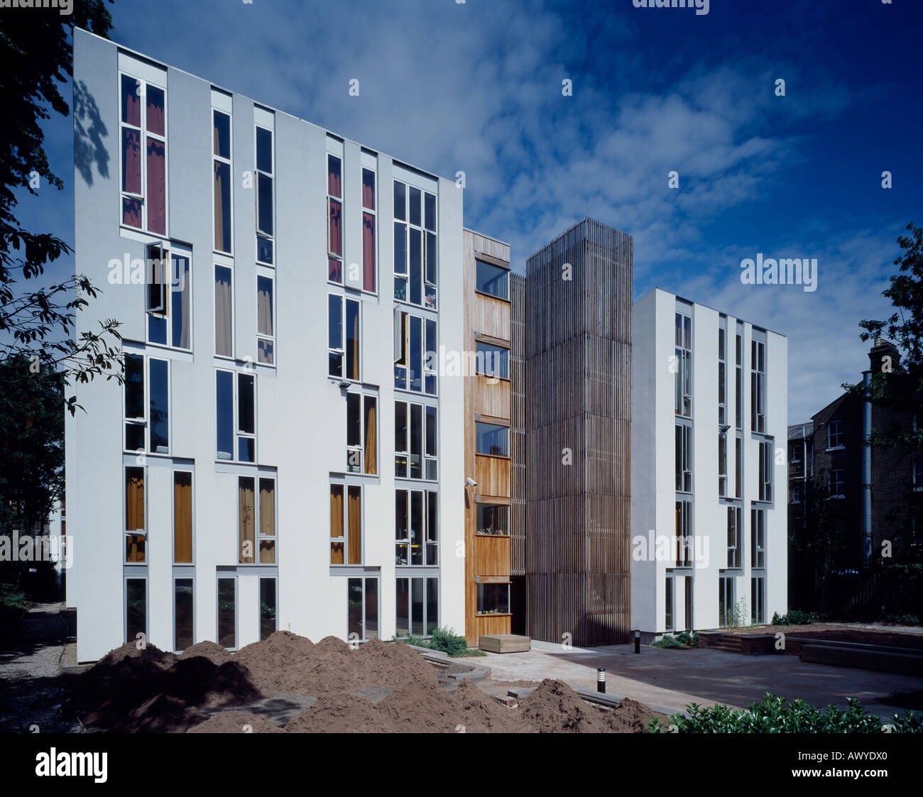 NEWINGTON GREEN STUDENT HOUSING, LONDON, UK Banque D'Images