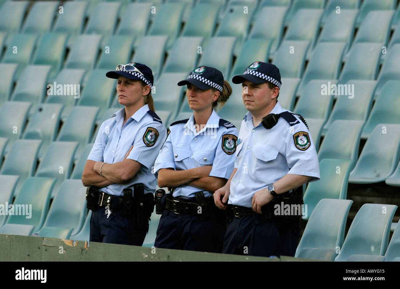 New South Wales Police à l'événement sportif Banque D'Images