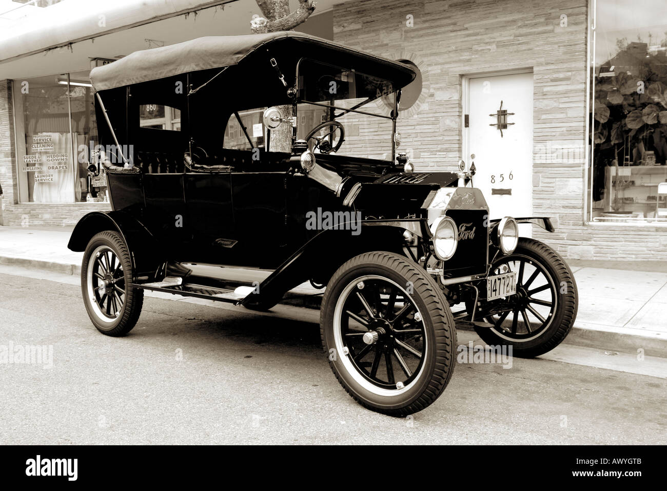 Ford Model T dans les années 1900 Banque D'Images