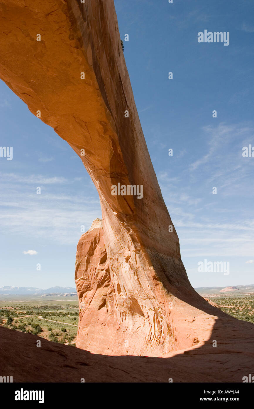 Wilson Arch, de l'Utah Banque D'Images