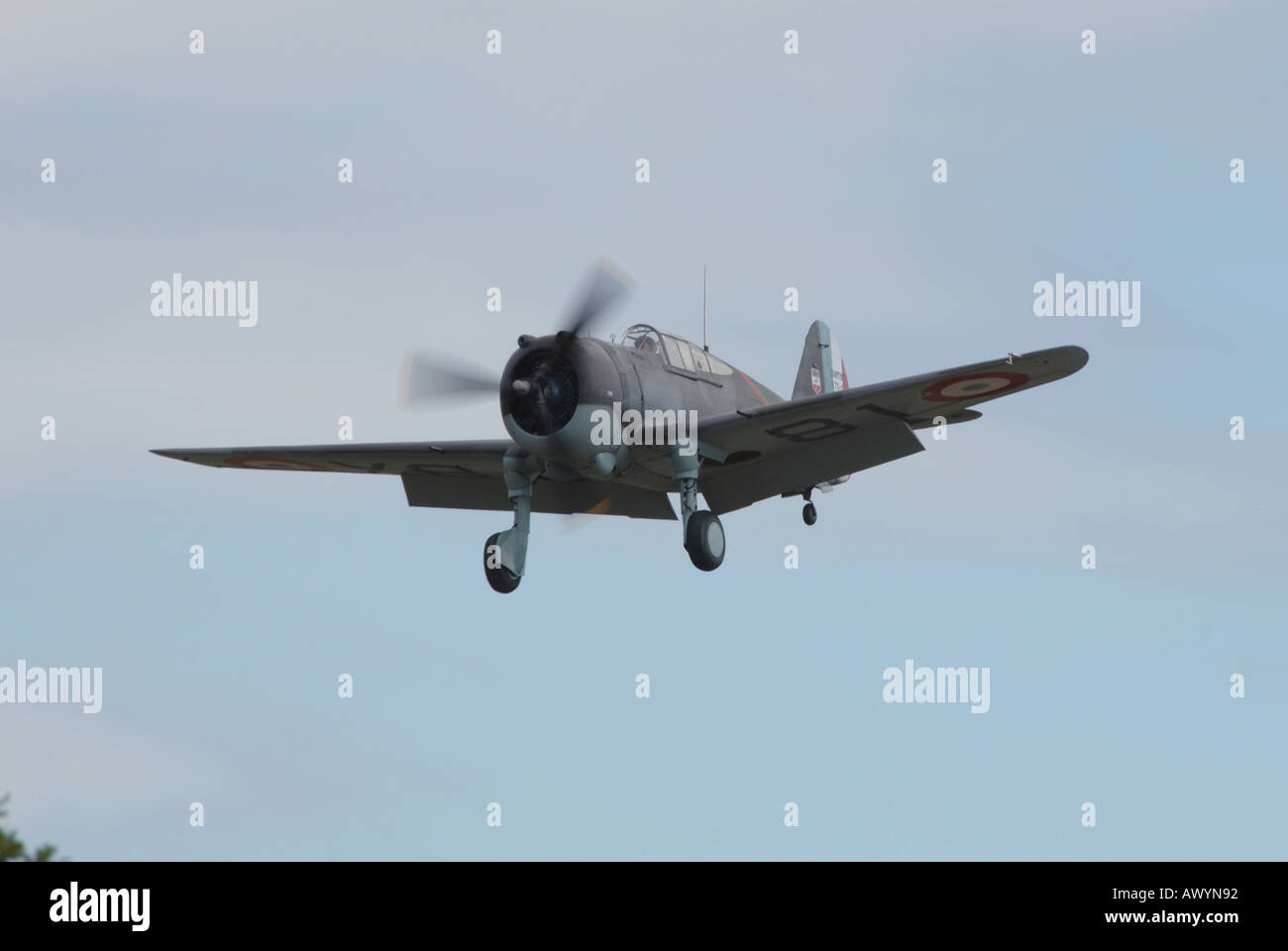 La DEUXIÈME GUERRE MONDIALE avion de chasse Grumman Hellcat Banque D'Images