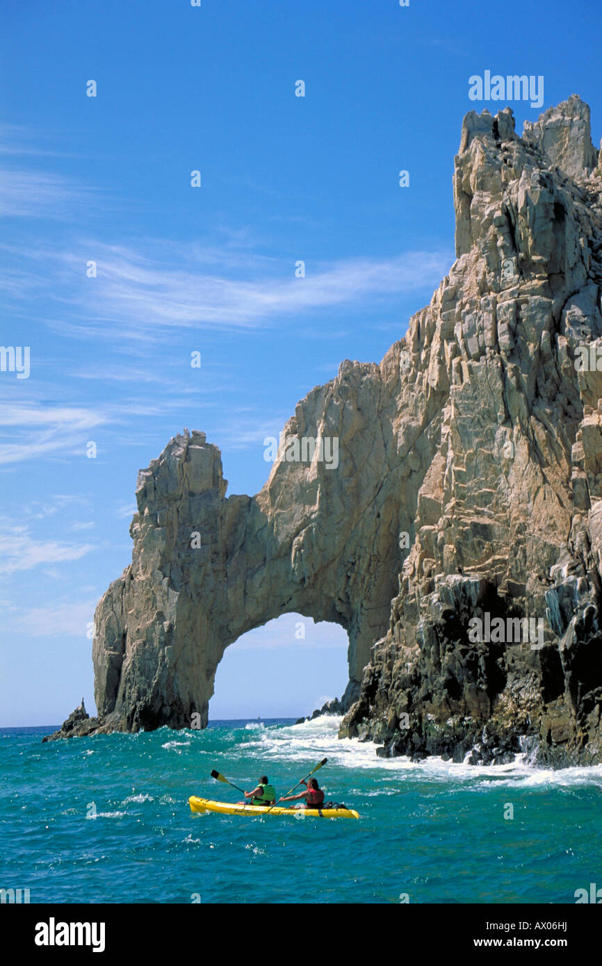 Elk162 3995 Baja California Mexique Cabo San Lucas arch rock à la plupart de la péninsule de Point S Banque D'Images