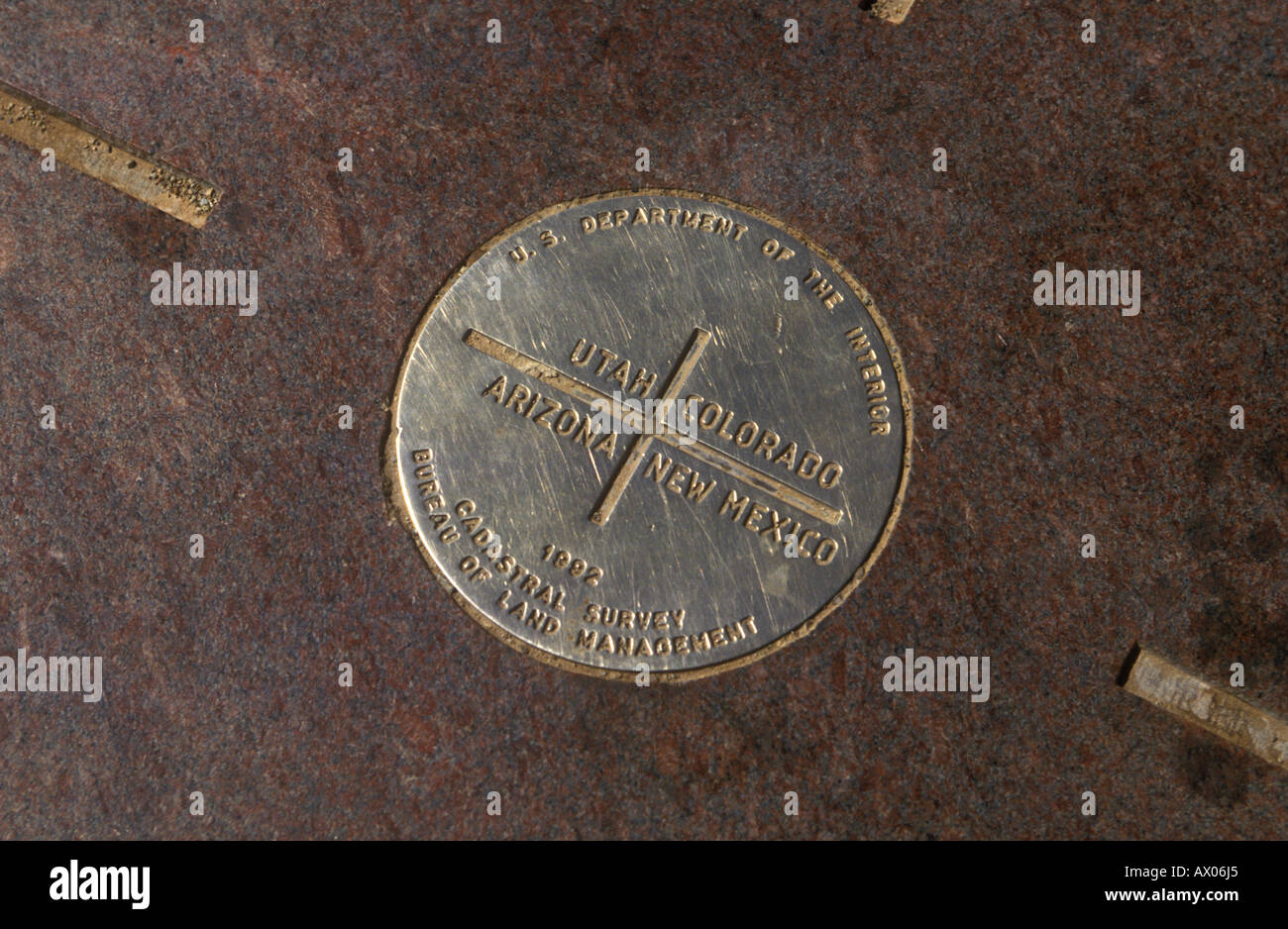 Quatre coins de la France Banque D'Images