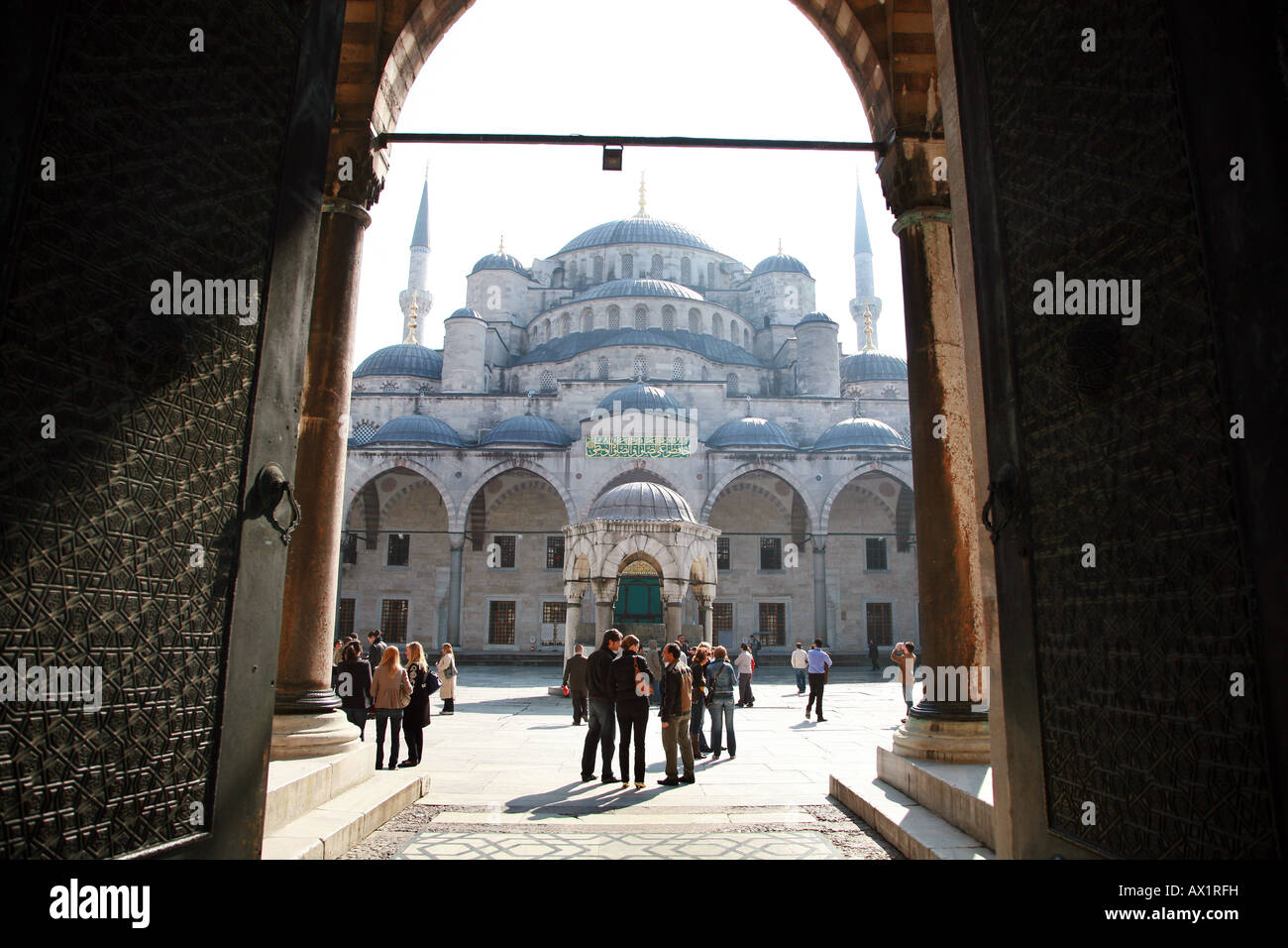 La Mosquée Bleue Sultan Ahmet Camii à Istanbul Turquie Banque D'Images