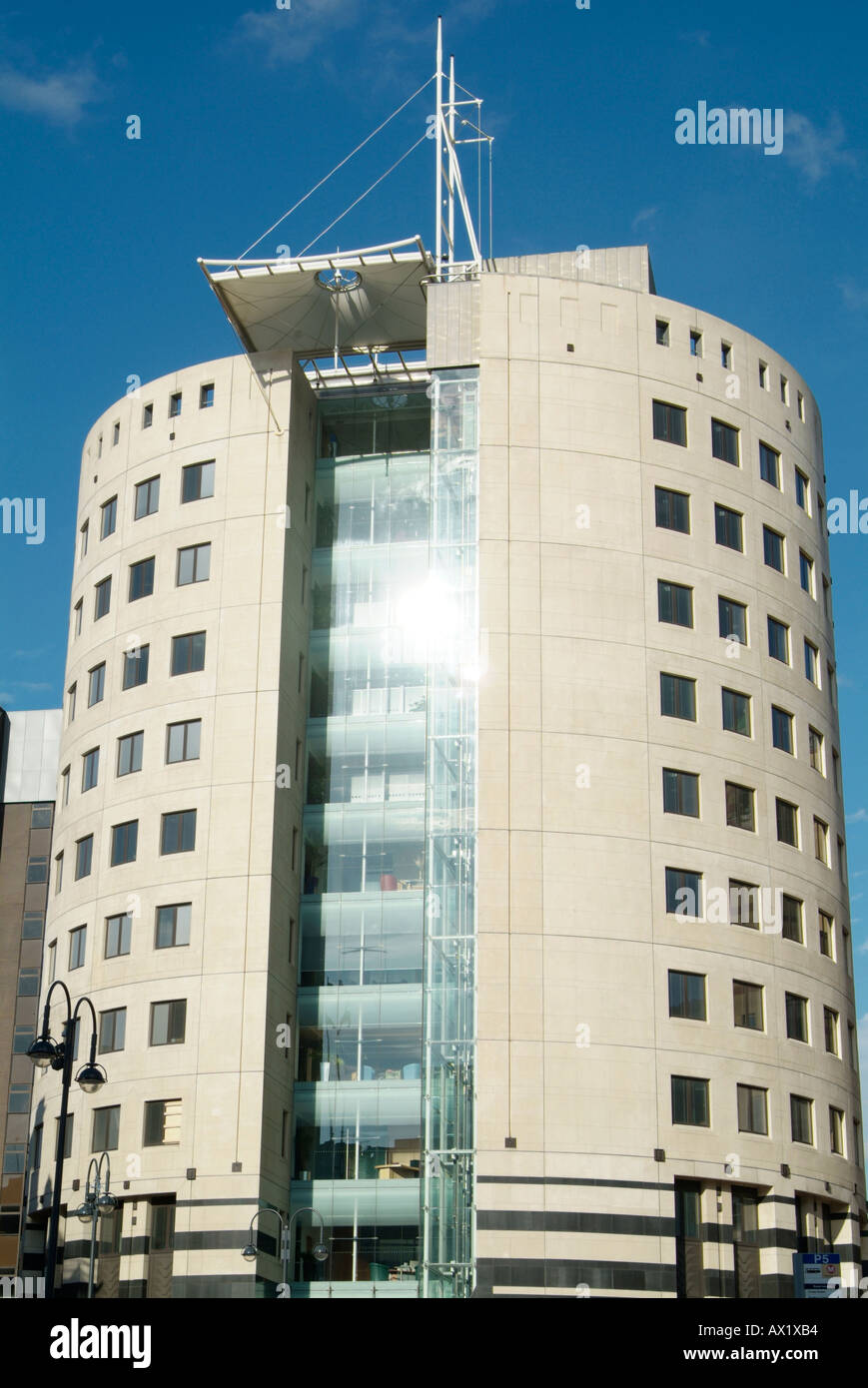 Immeuble dans le centre de Leeds Banque D'Images