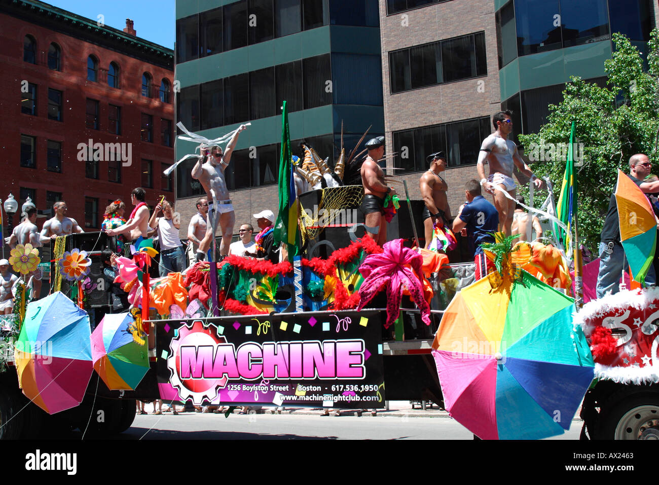 Gay Pride Parade Boston Massachusetts Banque D'Images