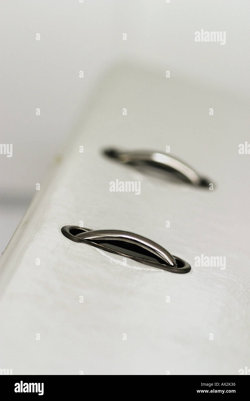 Une reliure à anneaux Banque D'Images