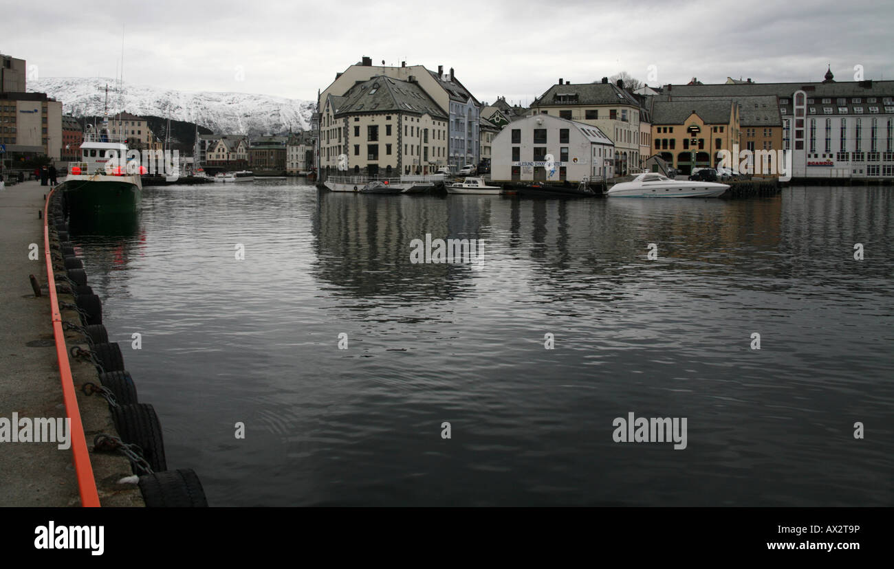 Port de Alesund Banque D'Images