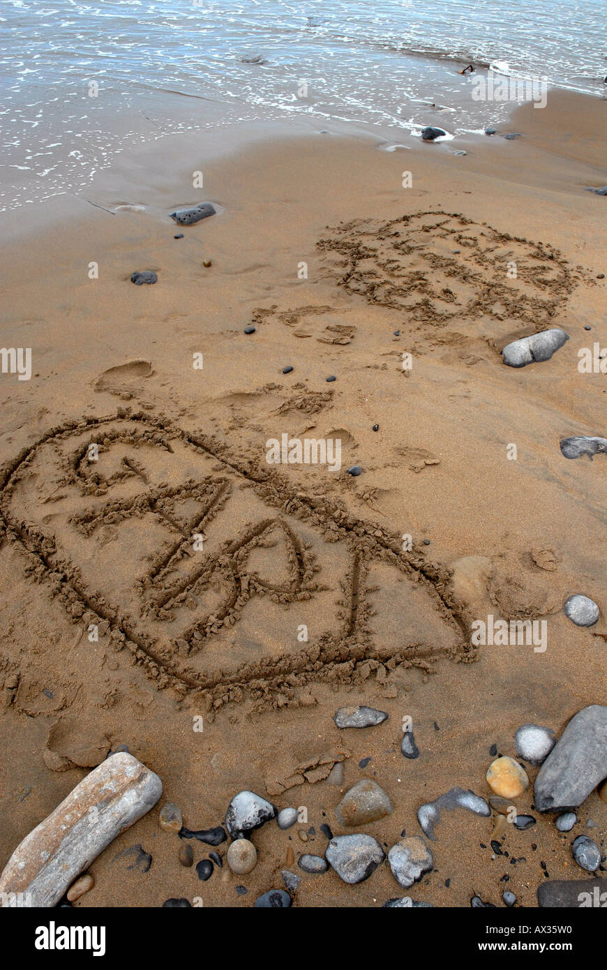 Strandhill dans une ville balnéaire sur la côte ouest de l'Irlande Banque D'Images