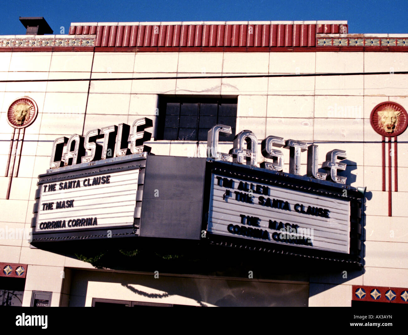Manifestations cinéma à Providence Rhode Island USA Banque D'Images