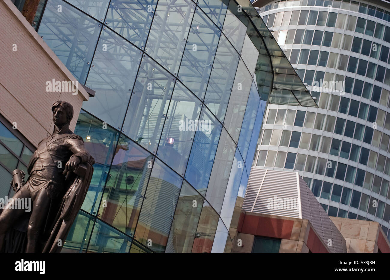 Le centre moderne de Birmingham England Banque D'Images